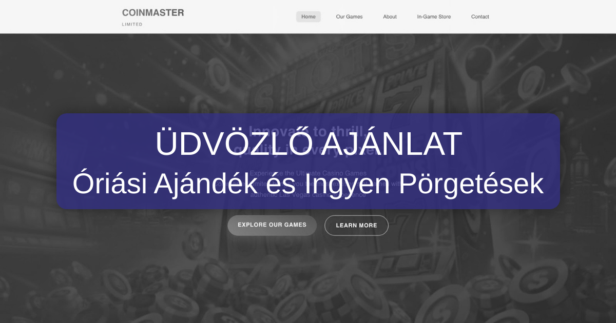 Coin Master Free Spin – Ingyenes Pörgetések 2026 Magyarország